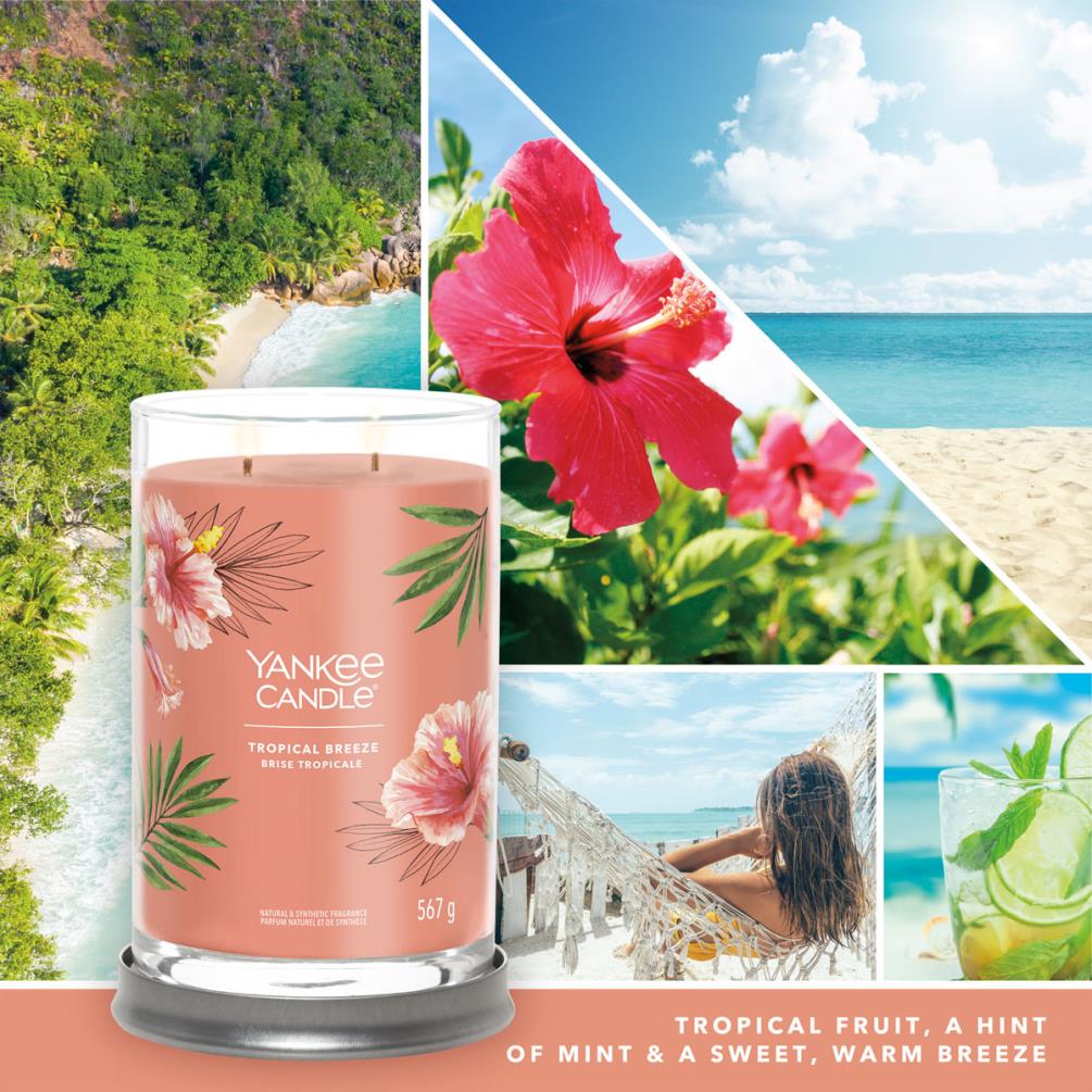 Yankee Candle Tropical Breeze Large Tumbler Jar Extra Image 3